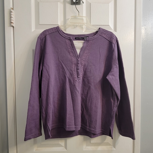 2 for $13 tops (with faux undershirt detailing) - Picture 1 of 6